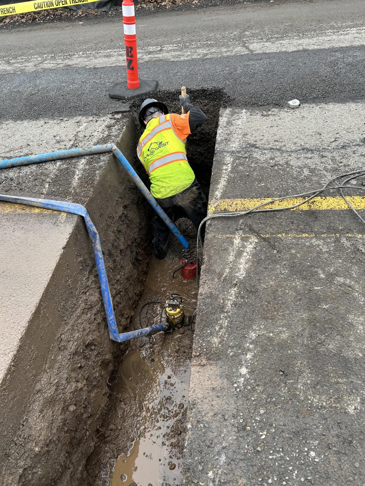 Winter Utility Installation - 3